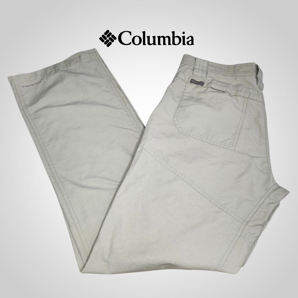 COLUMBIA Cream Hiking Casual Pants - 30